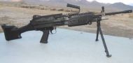 HDD MK46 BELT FED MACHINE GUN, 5.56 